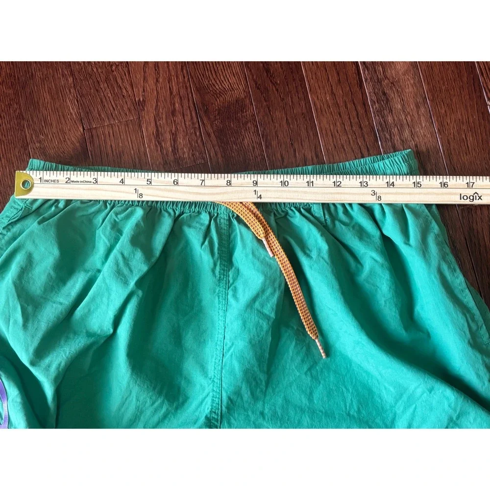 Billionaire Boys Club BBC Green Swim Trunks Shorts Mens Large Astronaut Logo 5in